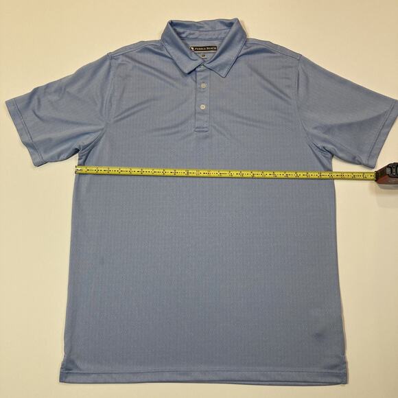 Pebble Beach Mens Shirt Size XL Blue Polo Short Sleeve Collared Golf T Dry-Luxe - Picture 8 of 11
